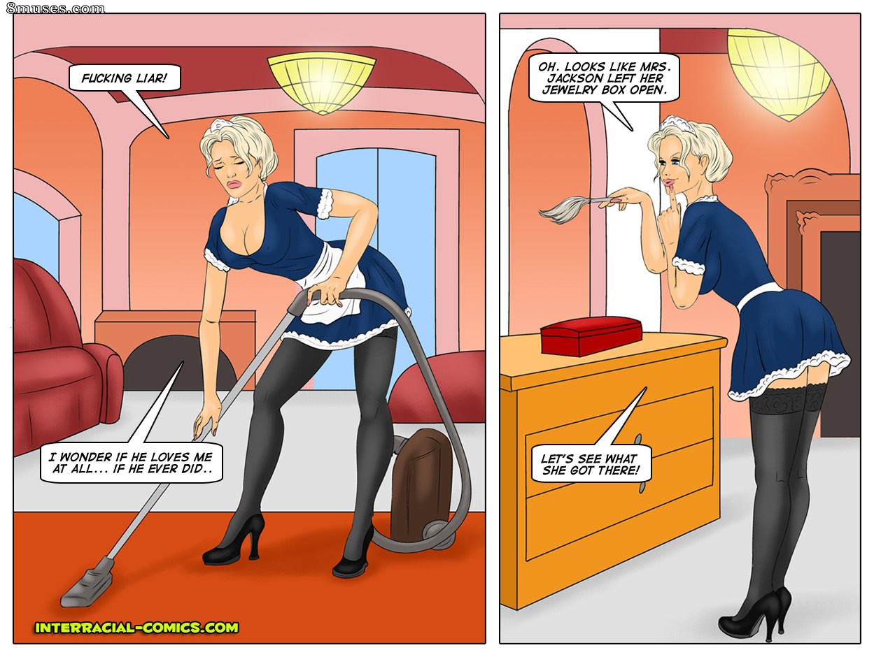 Interracial-Comics - Evelyn em apuros - Página 3