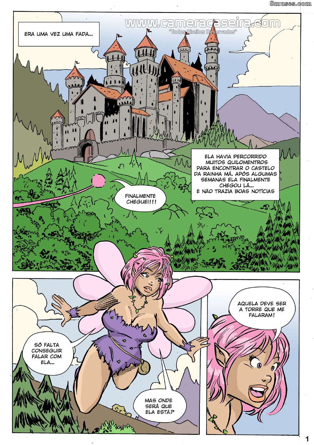 Contos de Foda - 1 A Fadinha e o Prisioneiro - Page 1
