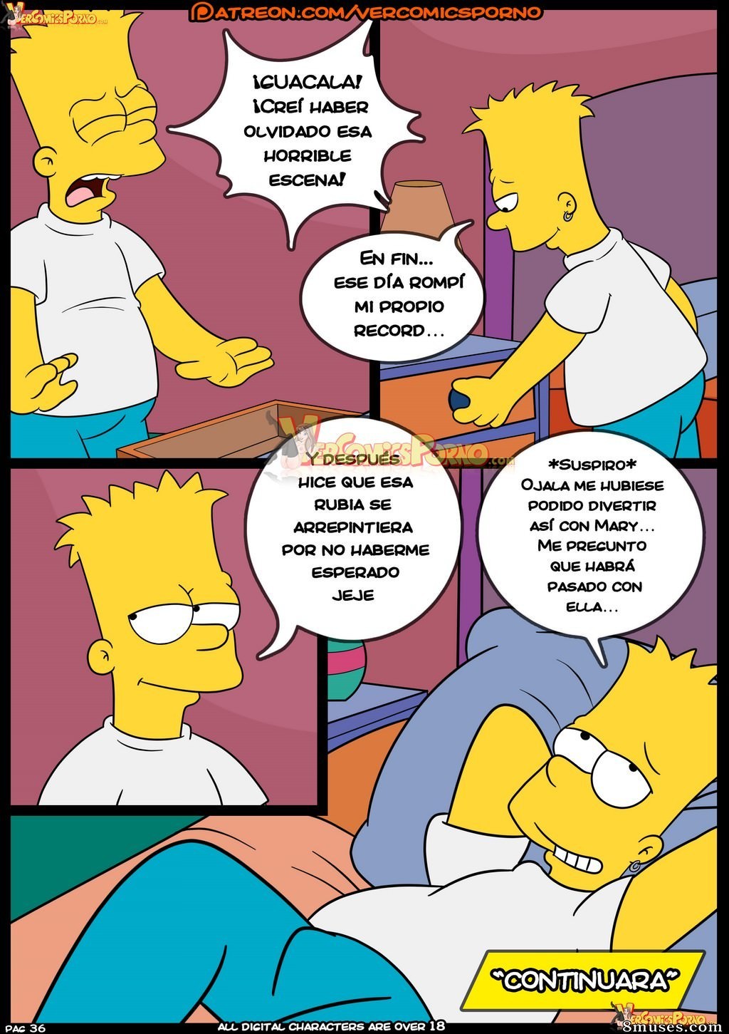 Os Simpsons - Velhos hábitos - Edição 8 - Espanhol - Página 37