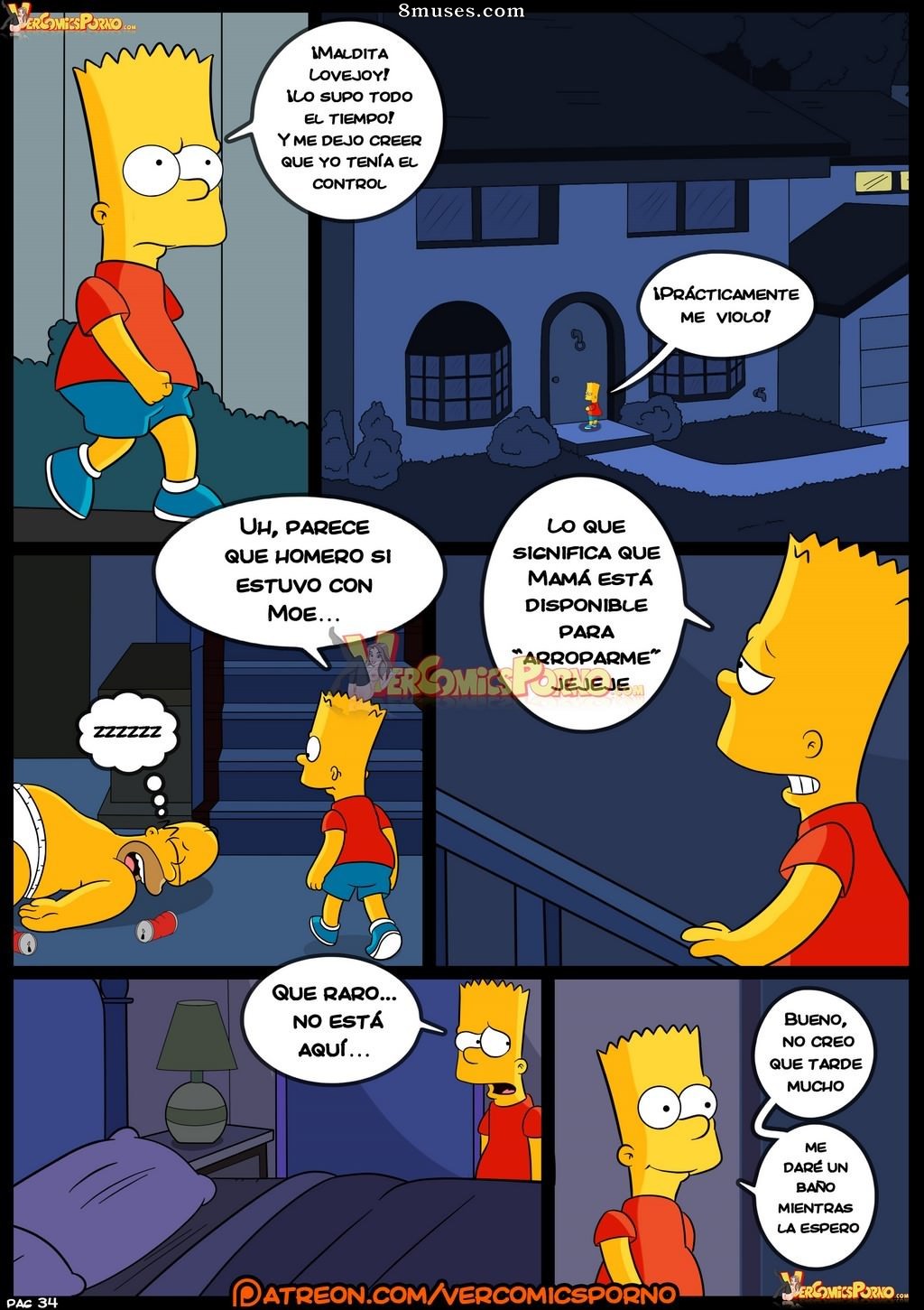 Os Simpsons - Velhos hábitos - Edição 8 - Espanhol - Página 35