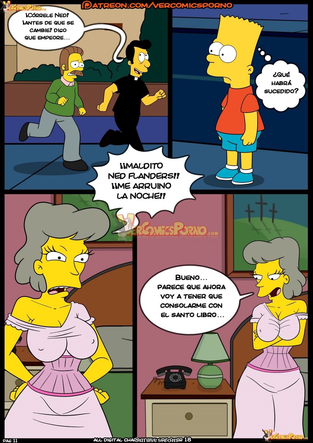 Los Simpson - Viejos hábitos - Número 8 - Español - Página 12