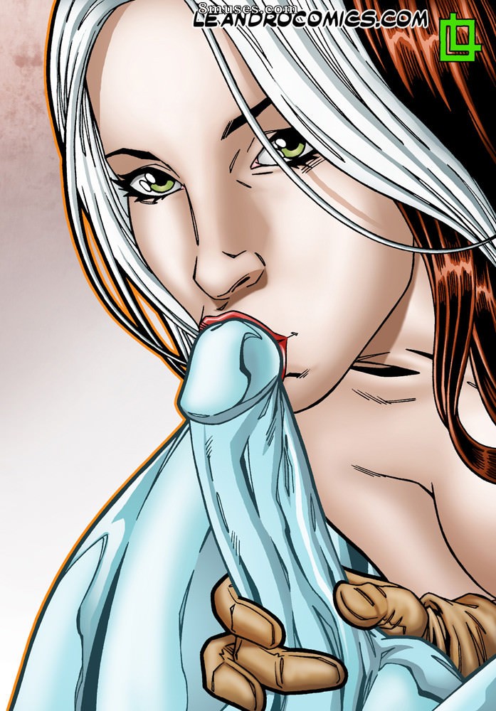 Art - Rogue gives Iceman a Christmas gift - Page 6