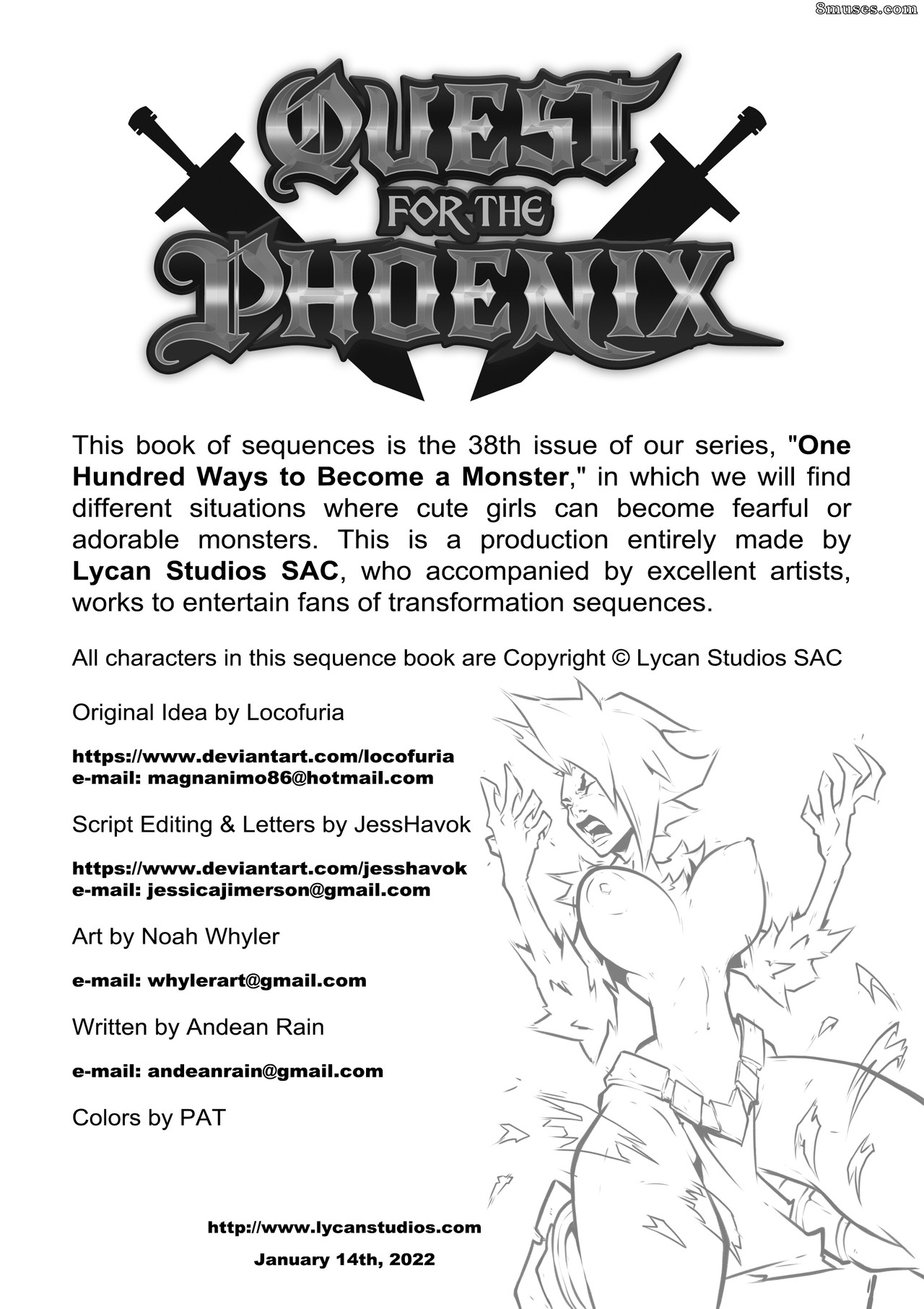 Locofuria Comics - 100 Ways to Become a Monster 38 - Quest for the Phoenix - Page 3