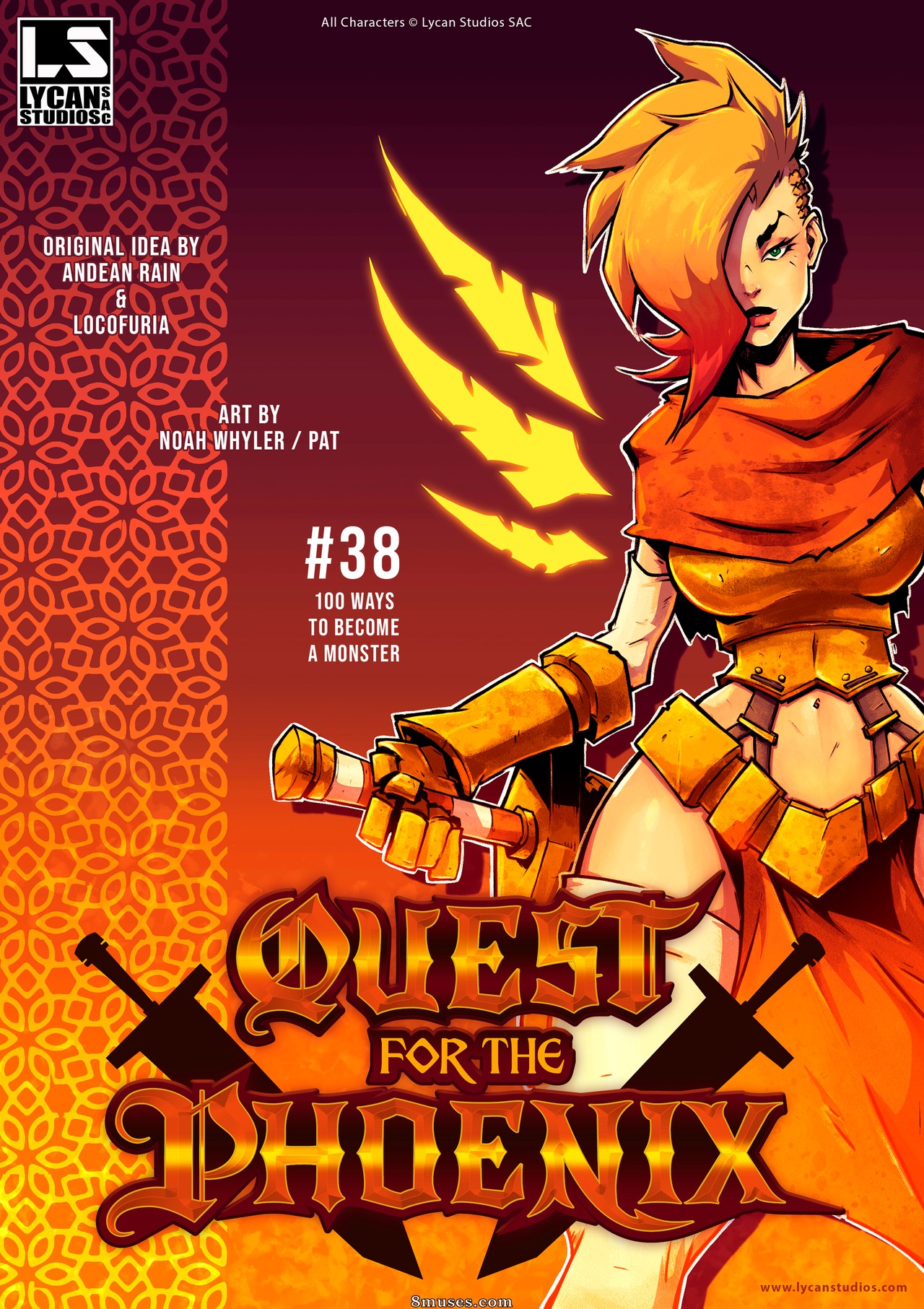 Locofuria Comics - 100 Ways to Become a Monster 38 - Quest for the Phoenix - Page 1
