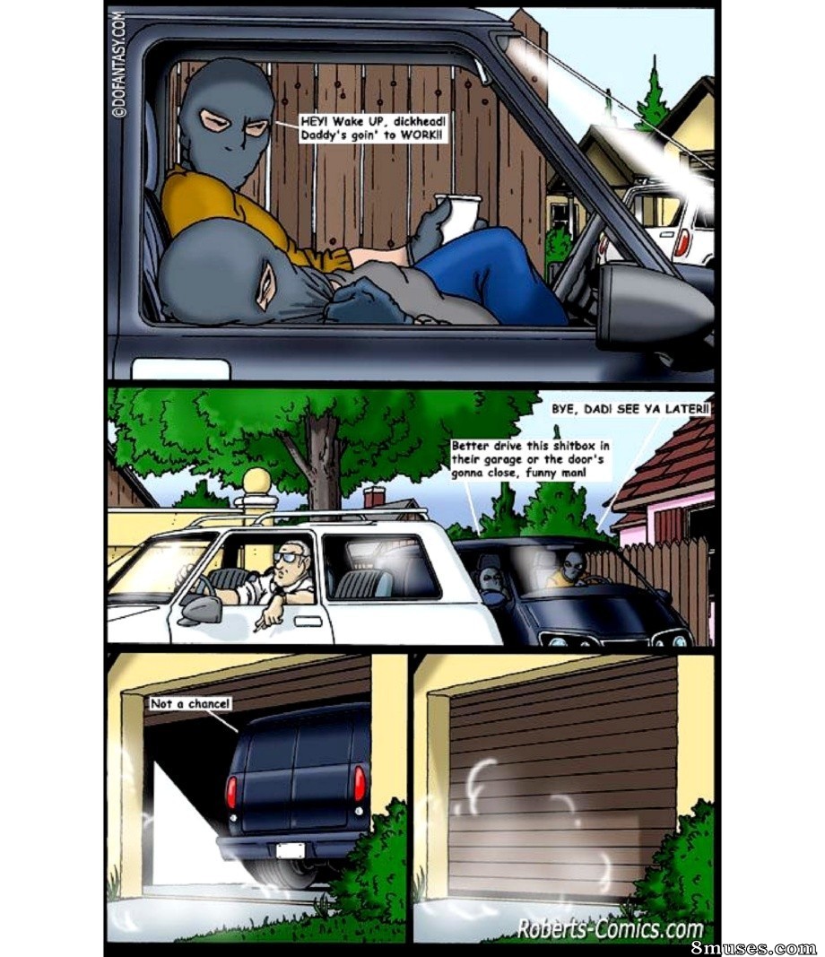 Fansadox Comics - Fansadox 172 - Roberts - Black Van 4 - Home Invasion - Page 2