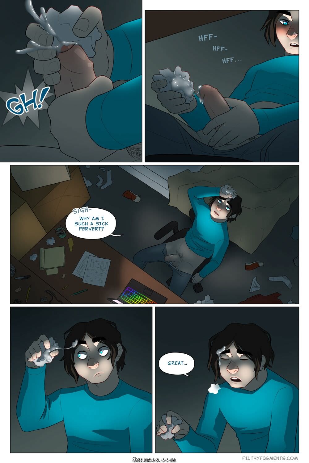 Filthy Figments Comics - Trevo de quatro folhas sortudo - Página 9