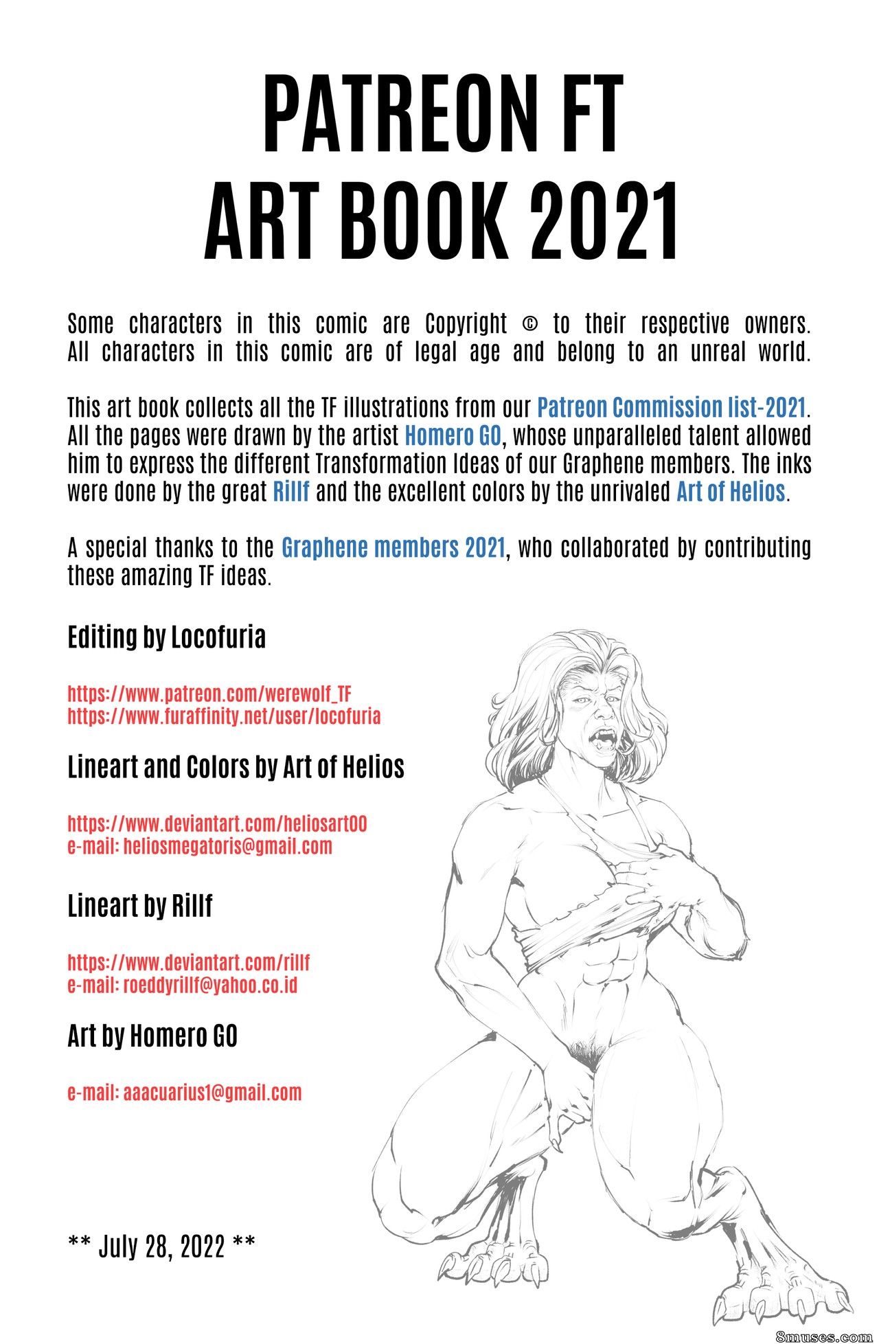 Locofuria Comics - Libro de arte de Ft en Patreon 2021 - Página 3