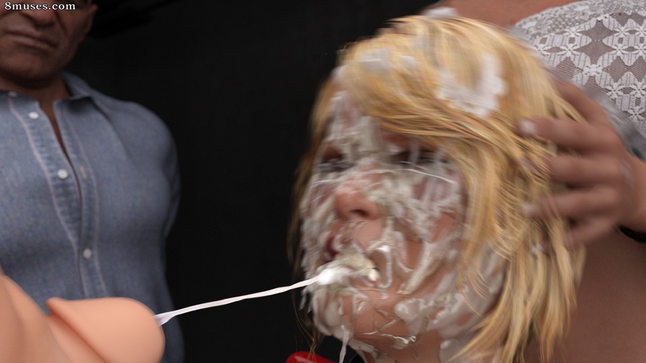 Escola de Obediência - Dia 5 - Sessão de bukkake - Página 449