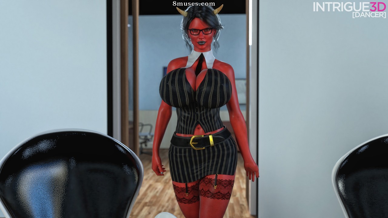 Intrigue3d.com Comics - La danseuse - La secrétaire - Page 1
