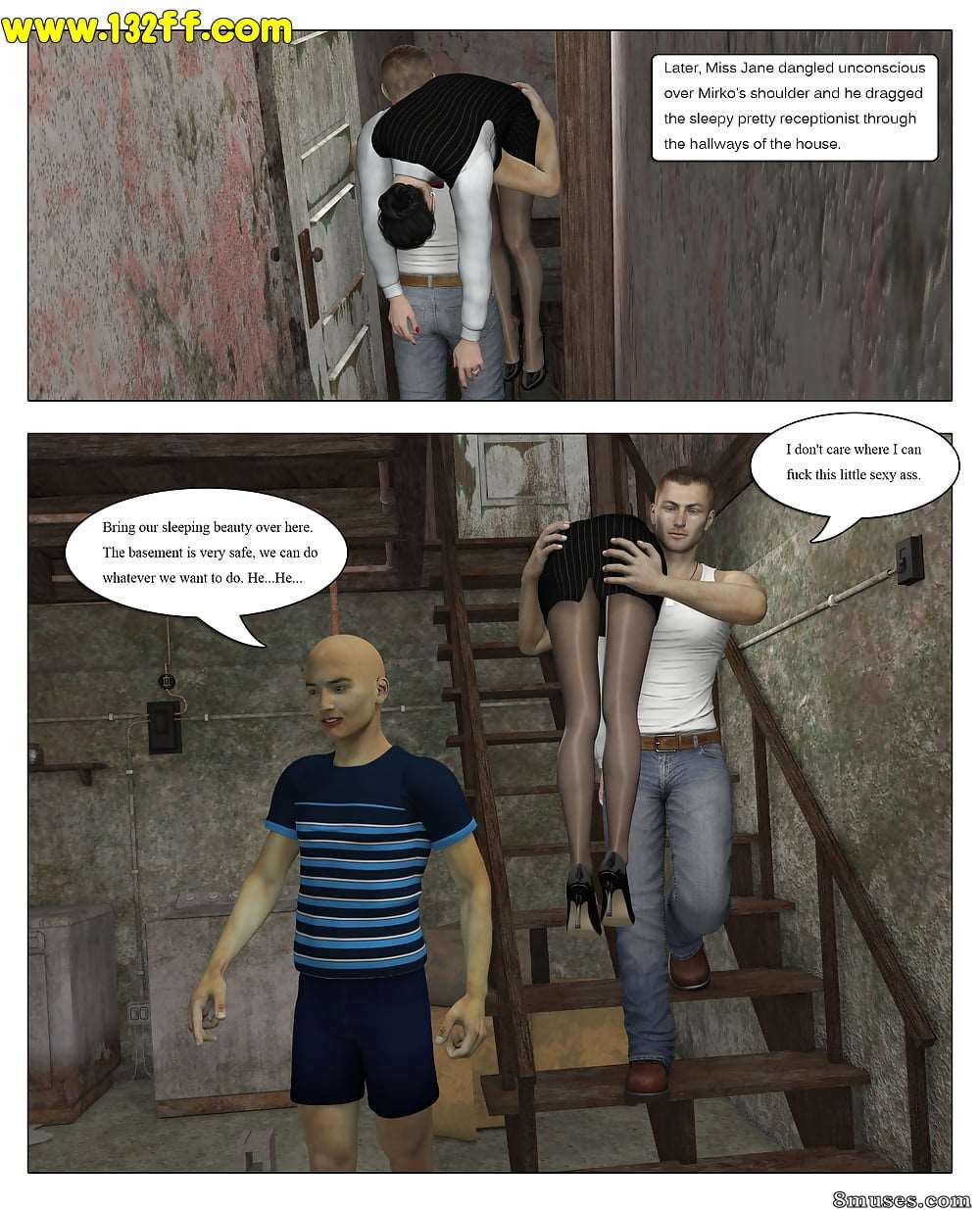 132ff - Sneak attack and rape the front desk OL - Page 13