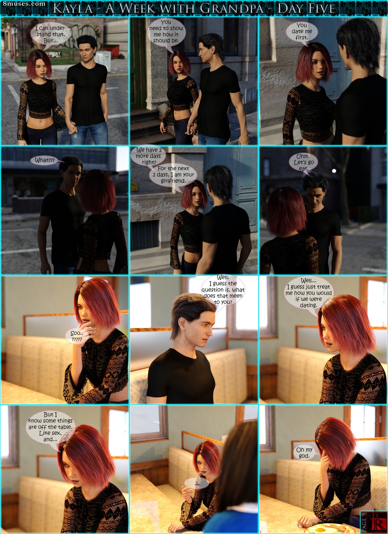 3DRComics - Kayla in A Week With Grandpa - Day Five - Page 10