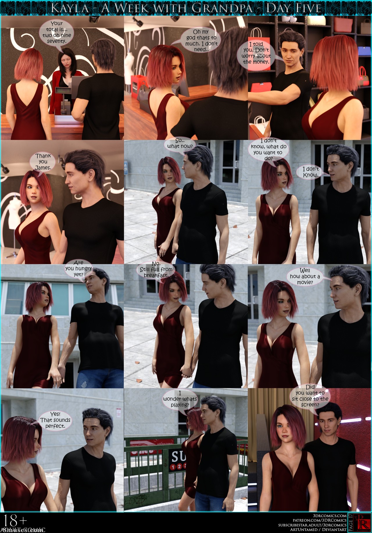 3DRComics - Kayla in A Week With Grandpa - Day Five - Page 18