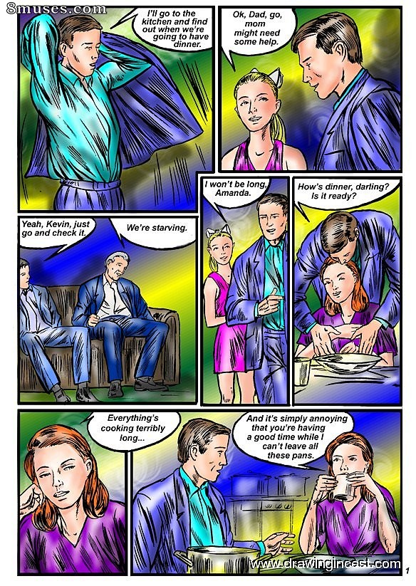 2D - All Amandas family gonna please each other - Page 1