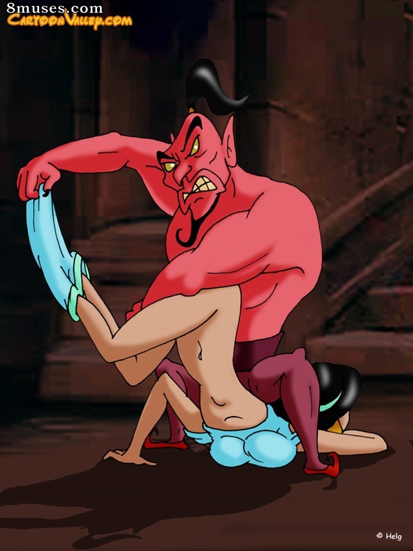 Cartoon Valley - Jaffar under the colour of Genie is fucking Jasmine - Page 2