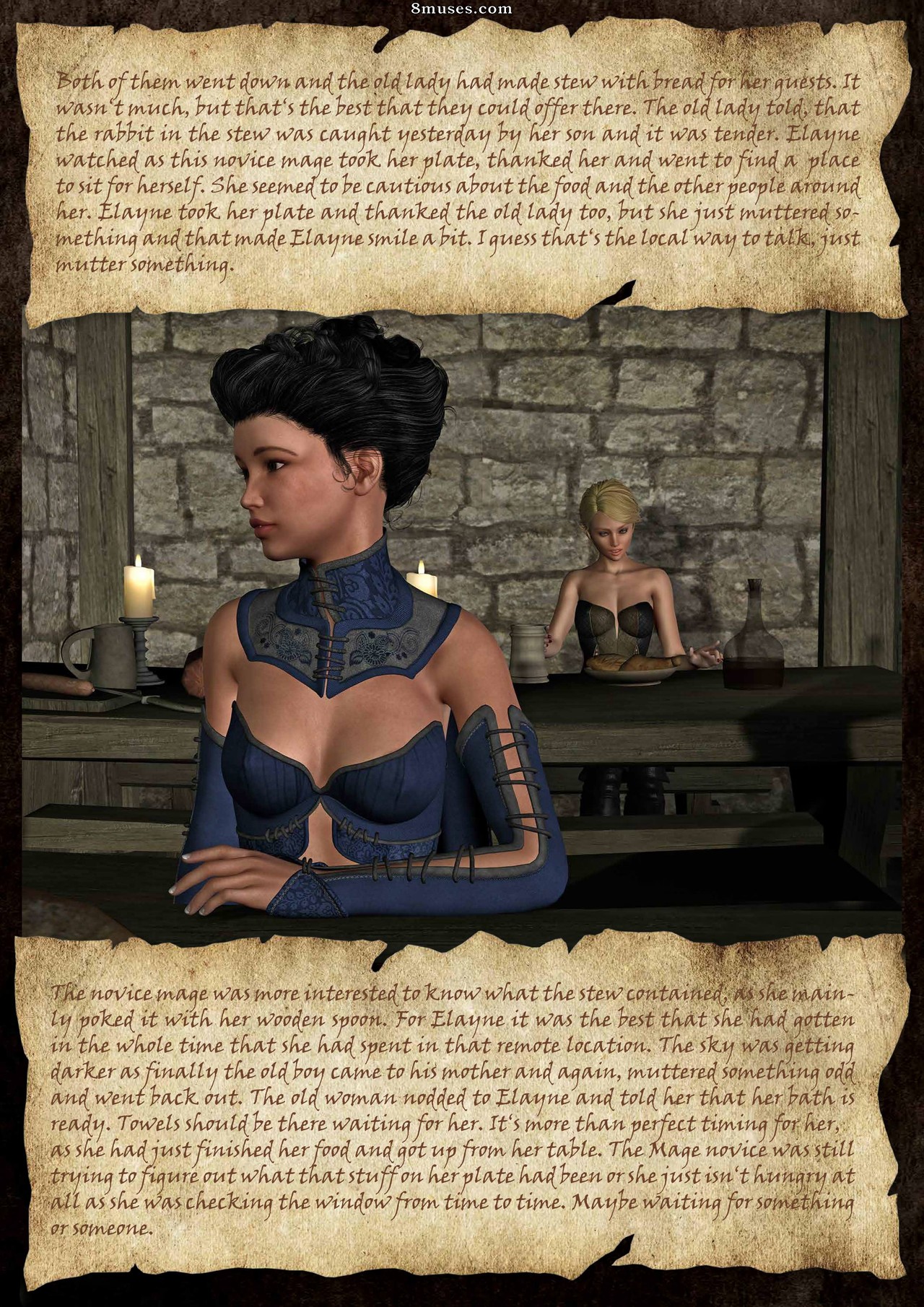 Knight Elayne - Secrets of the Tavern - story - Page 9