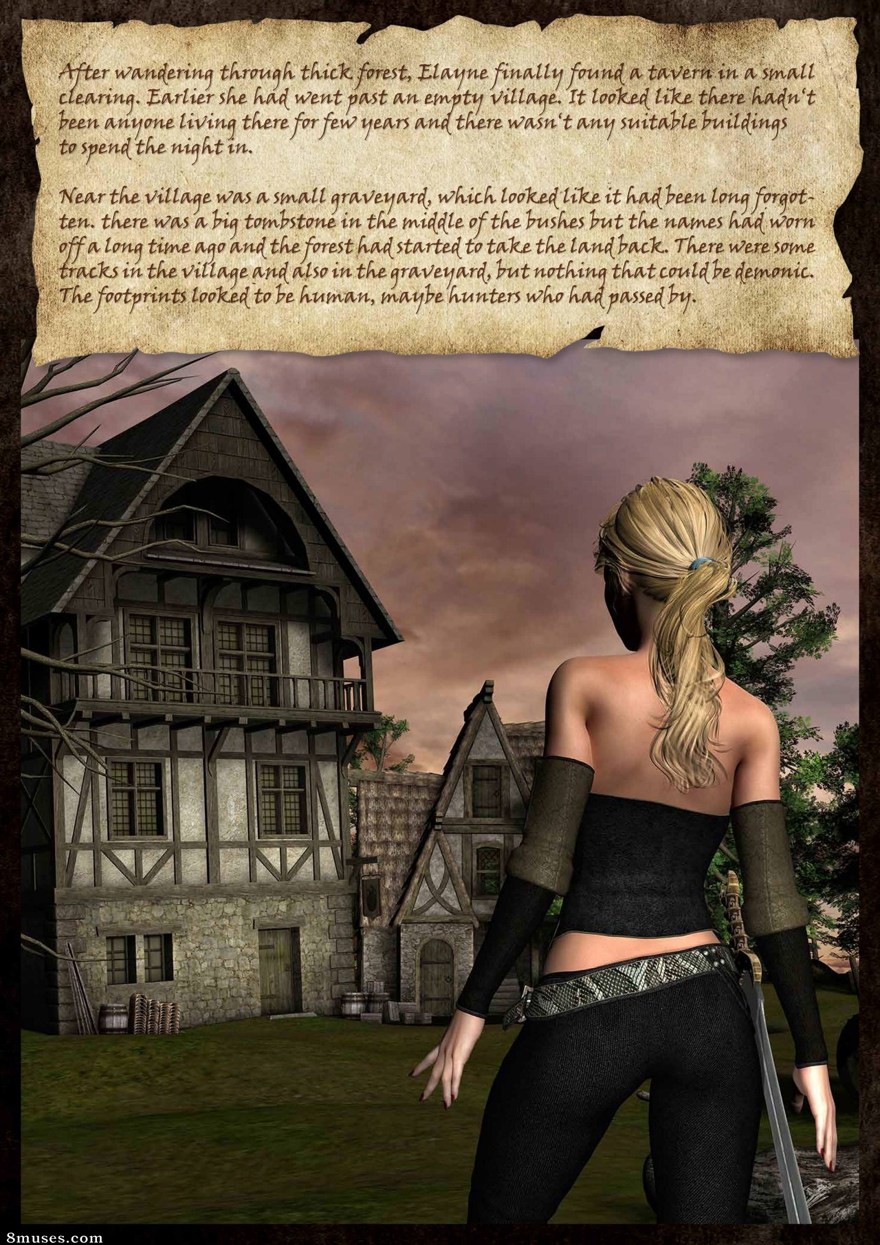 Knight Elayne - Secrets of the Tavern - story - Page 2