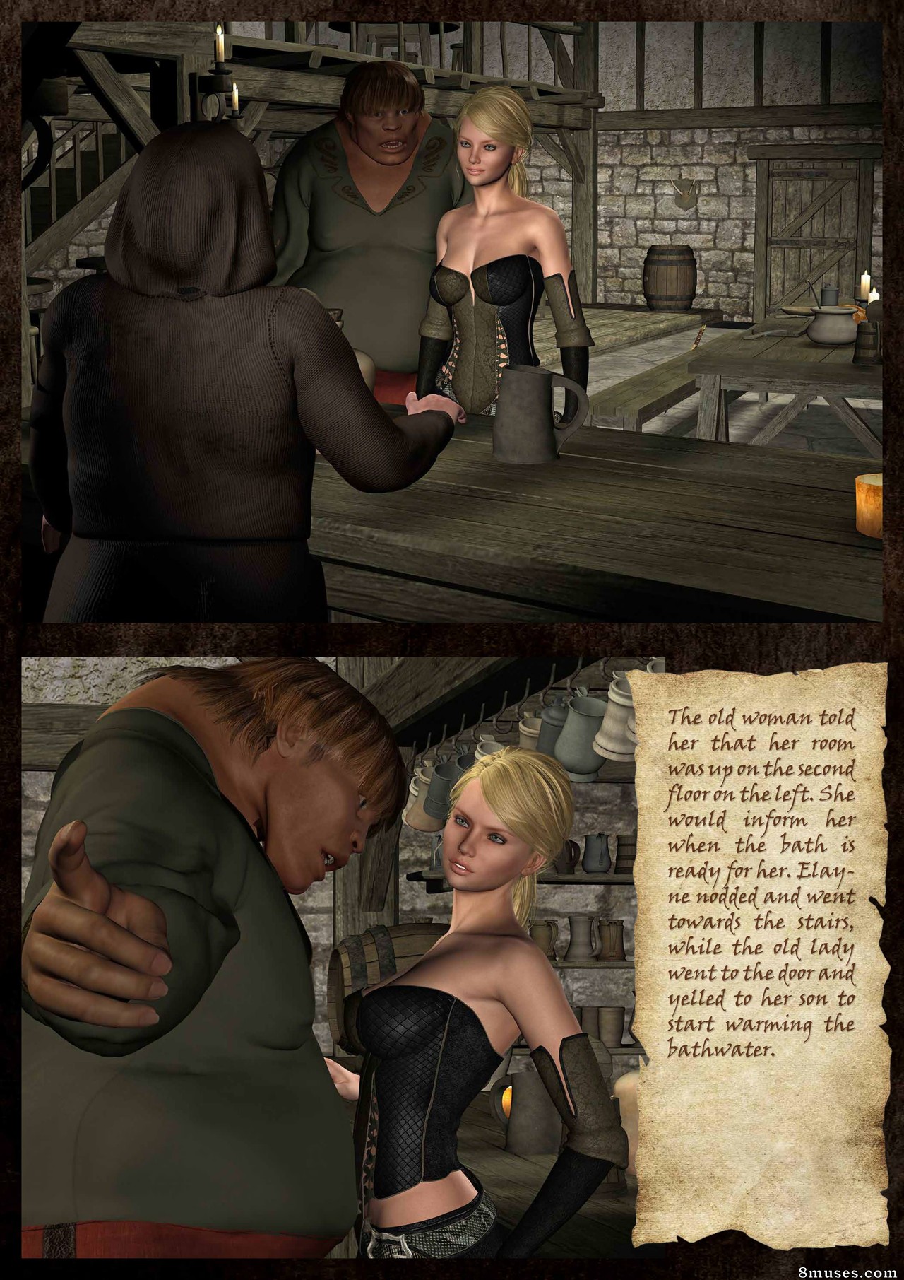 Knight Elayne - Secrets of the Tavern - story - Page 5