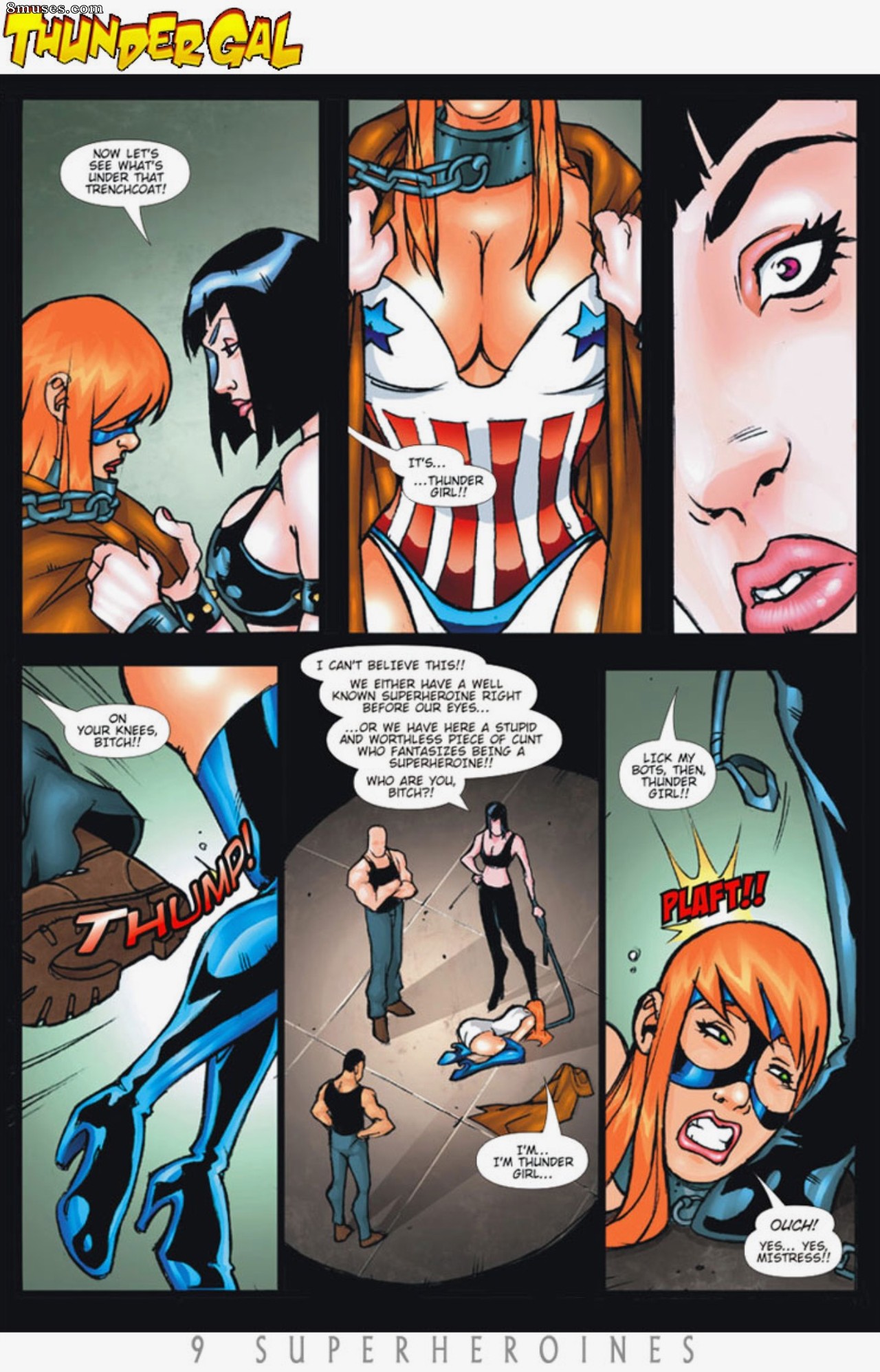 9 Superheroines Comics - Garota do trovão - Estrelas caídas - Página 11