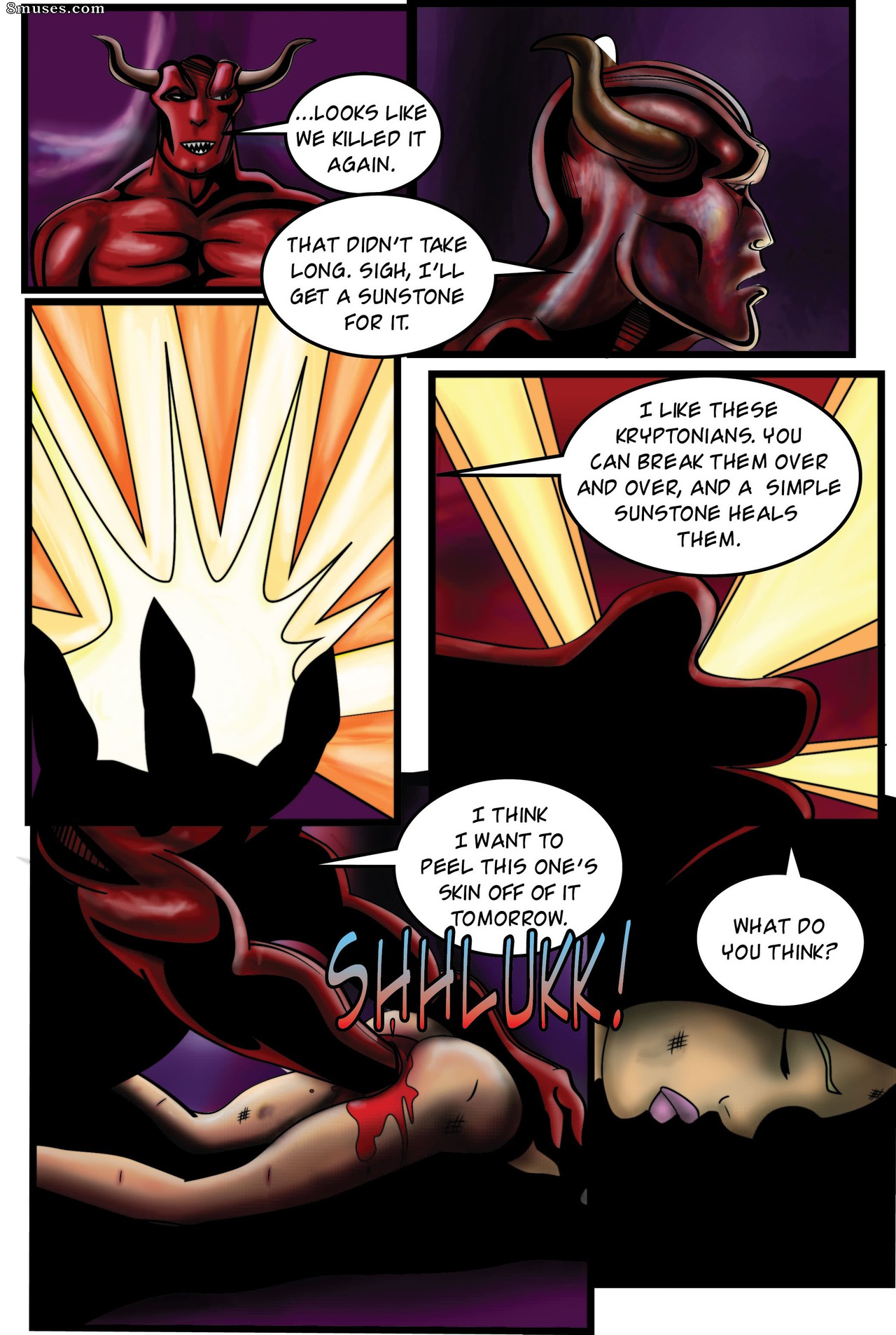 Supergirl -  Demonic Bloodsport - Issue 2 - Page 10