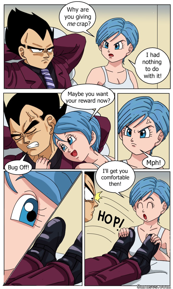 Dragon Ball Z - Bulma Licks Vegetas Feet - Page 1