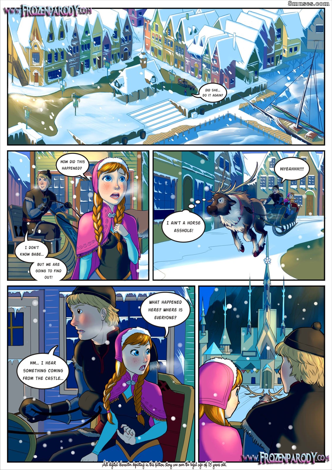 Page 2 | Frozen-Parody-Comics/Frozen-Parody-1-Elsa-Sex | 8muses - Sex Comics