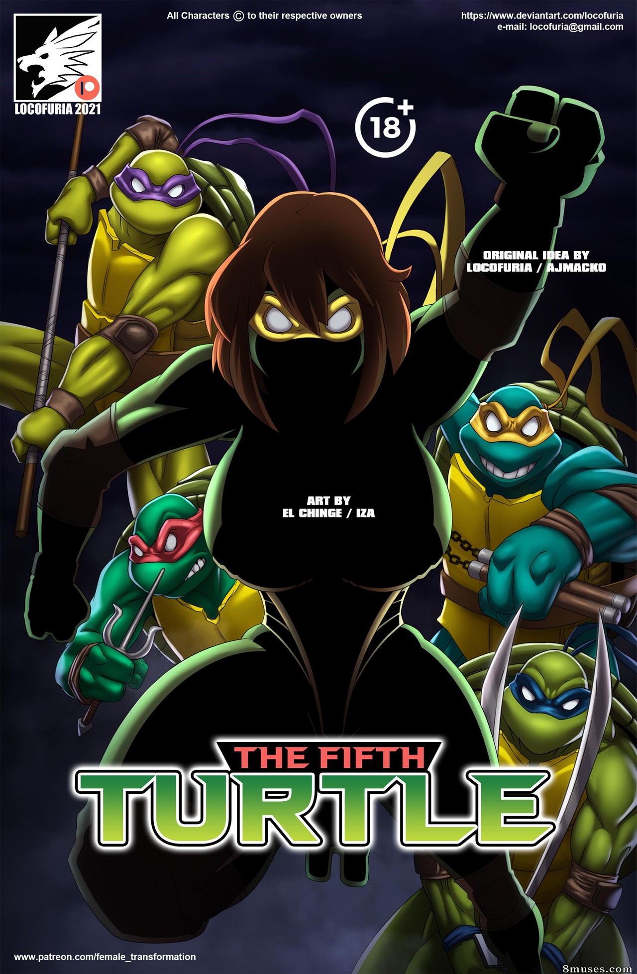 Locofuria Comics - The Fifth Turtle - Page 1
