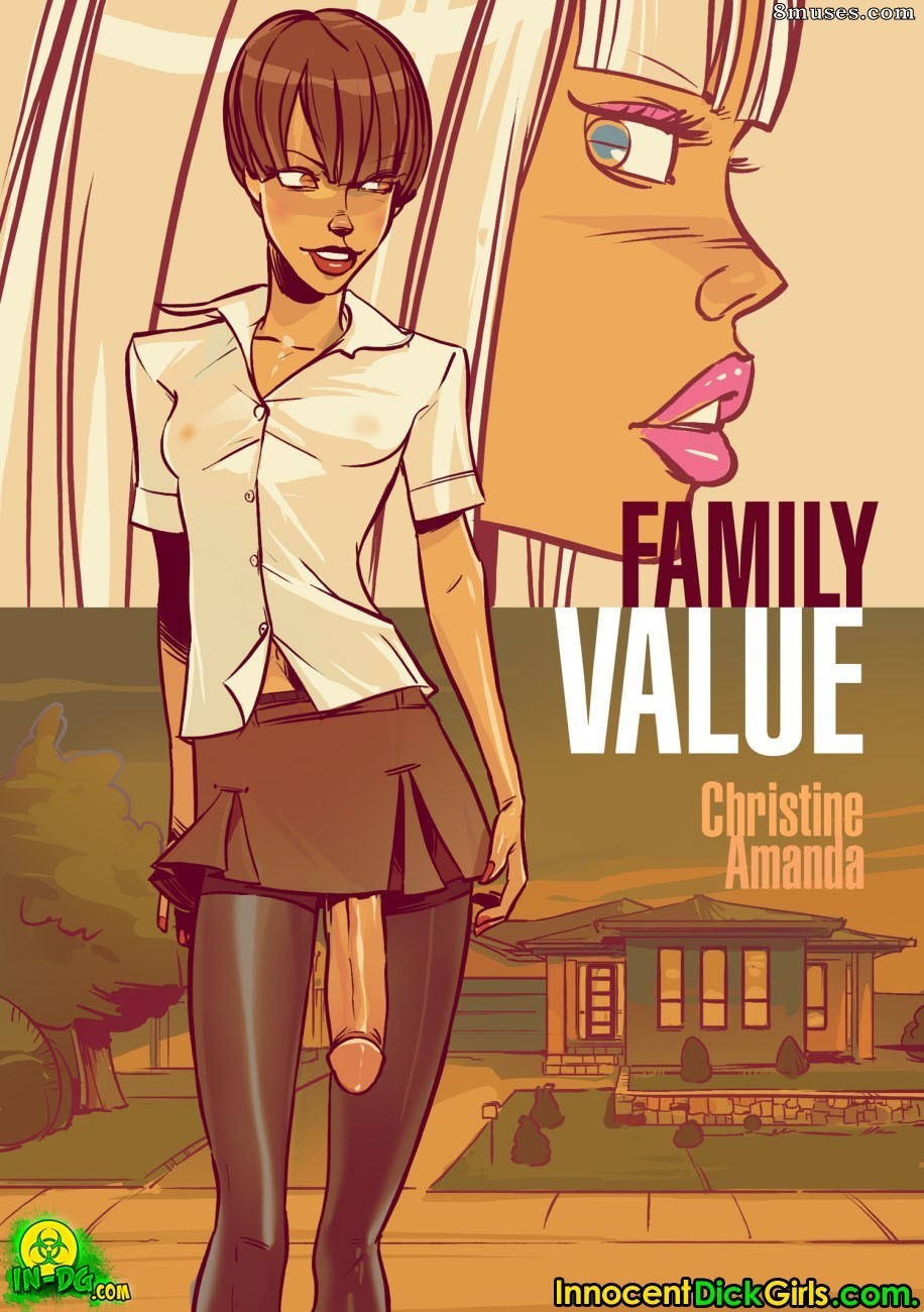 Innocent Dickgirls Comics - Family Value - Page 1