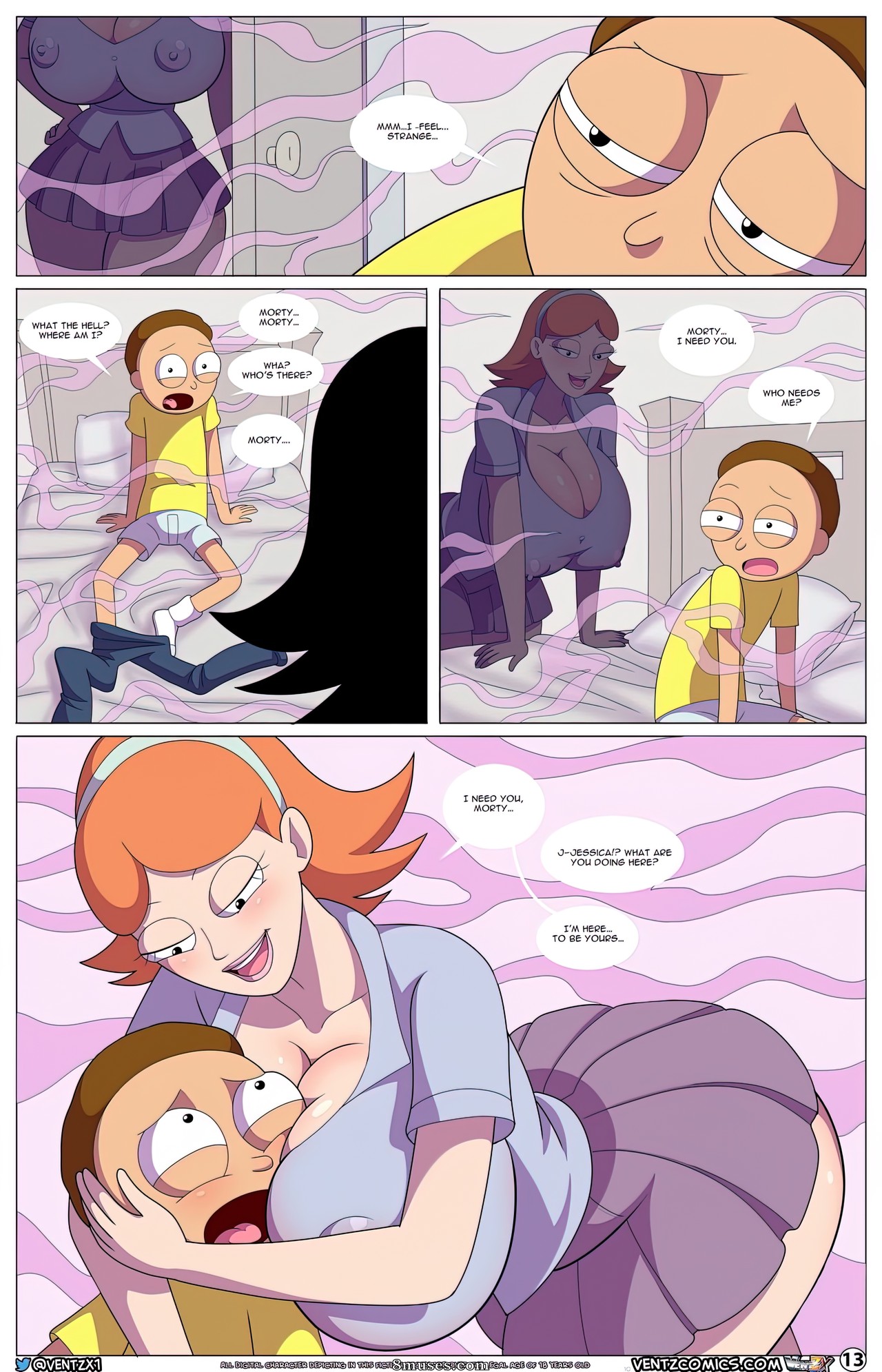 Page 14 | Arabatos-Comics/Comics/Morty-Experiment-9 | 8muses - Sex Comics