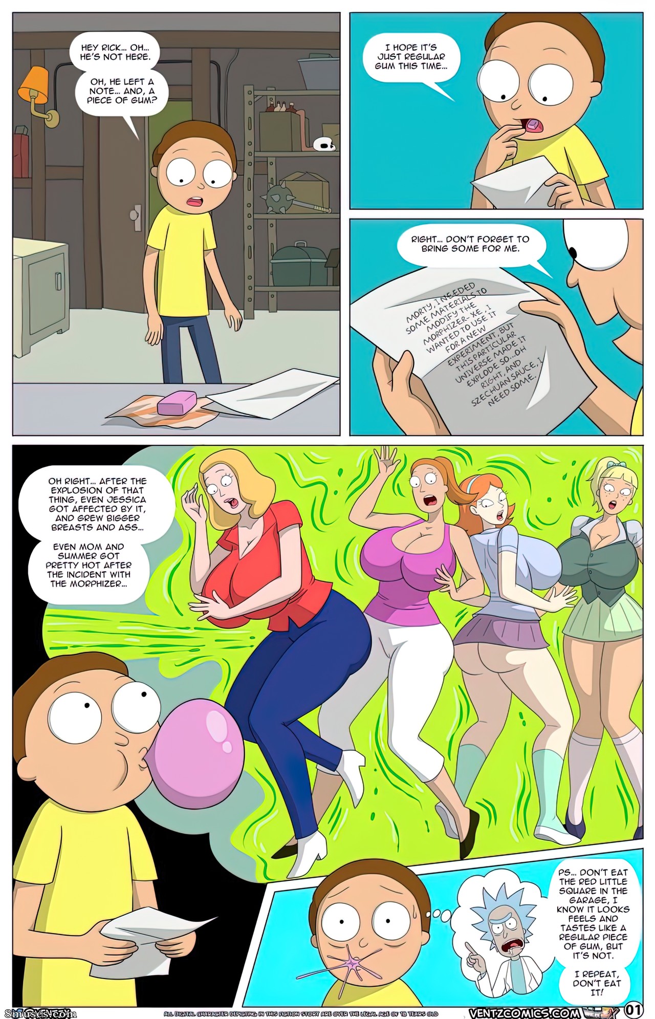 Comics - Morty Experiment 9 - Page 2