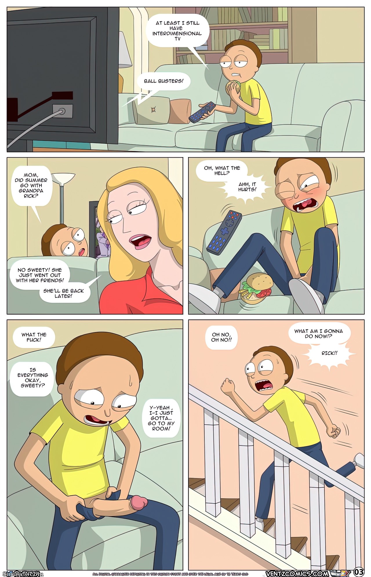 Page 4 | Arabatos-Comics/Comics/Morty-Experiment-9 | 8muses - Sex Comics