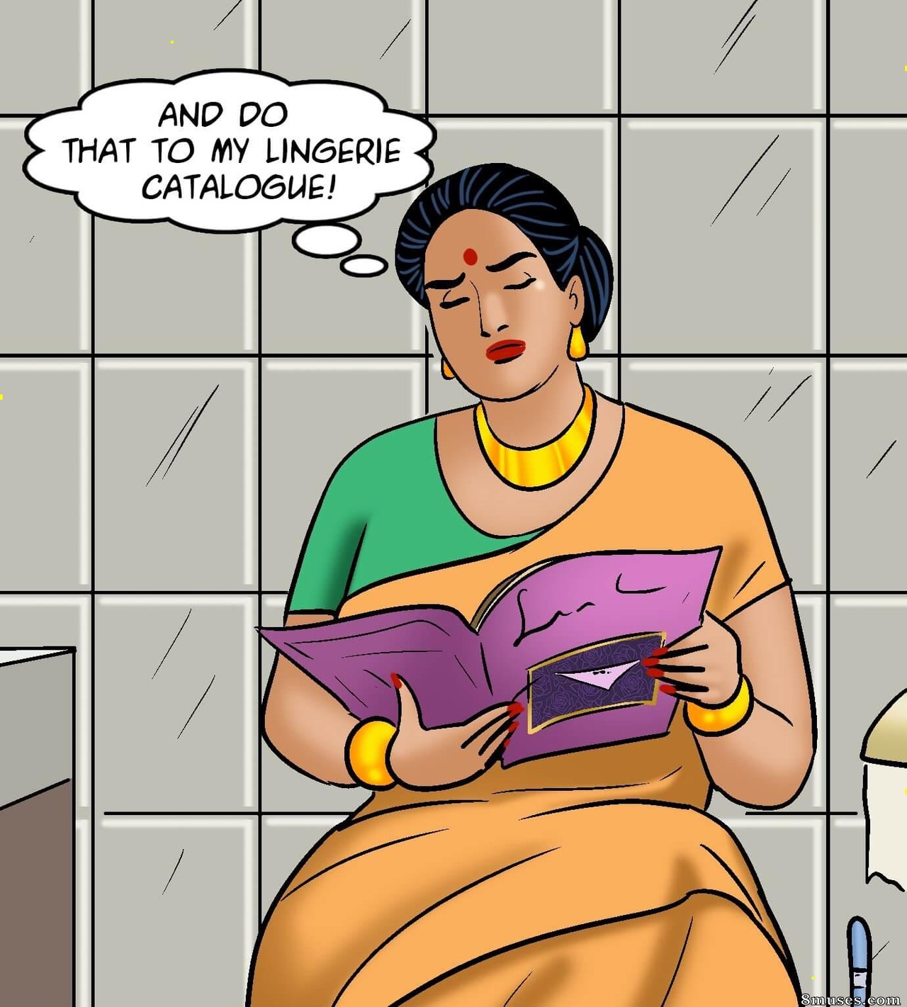 Velamma - Issue 105 - Velamma Stuns as a Lingerie Model - Page 8