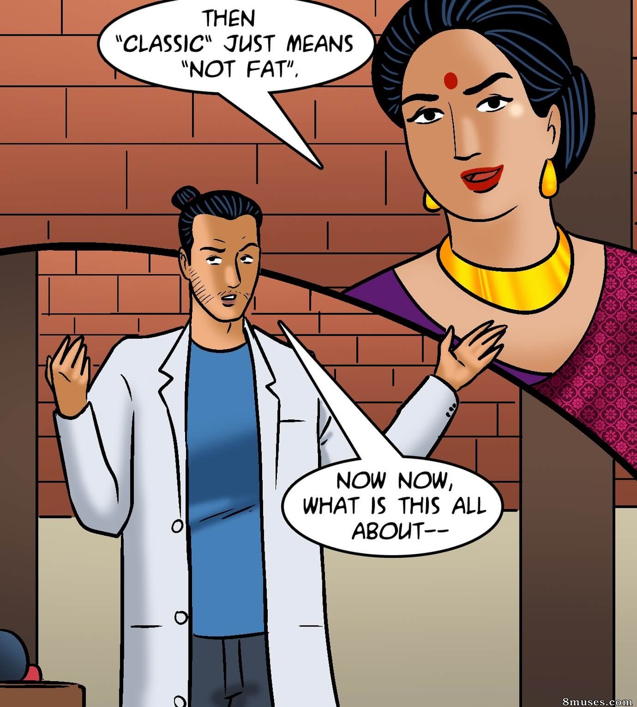 Velamma - Issue 105 - Velamma Stuns as a Lingerie Model - Page 55