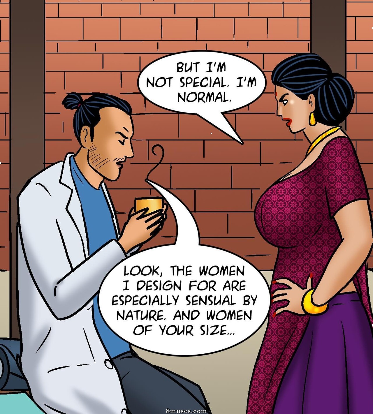 Velamma - Issue 105 - Velamma Stuns as a Lingerie Model - Page 58