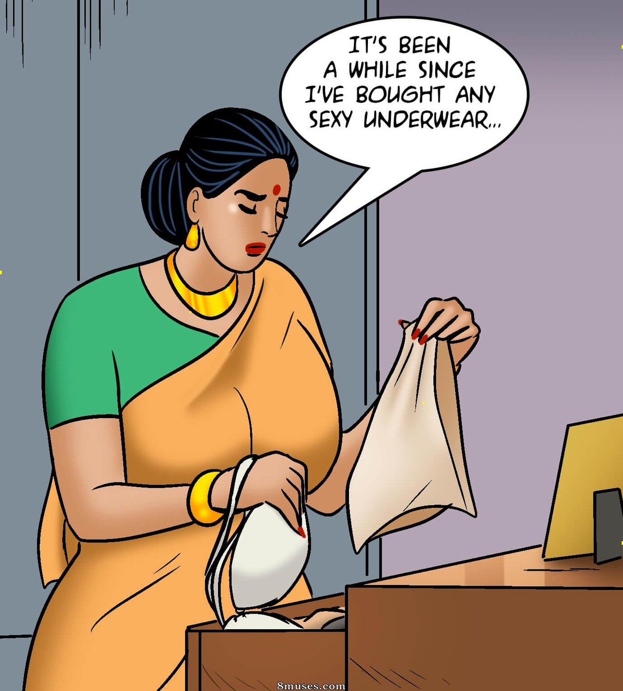 Velamma - Issue 105 - Velamma Stuns as a Lingerie Model - Page 10