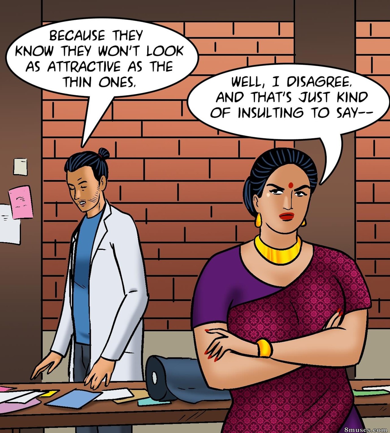 Velamma - Issue 105 - Velamma Stuns as a Lingerie Model - Page 61