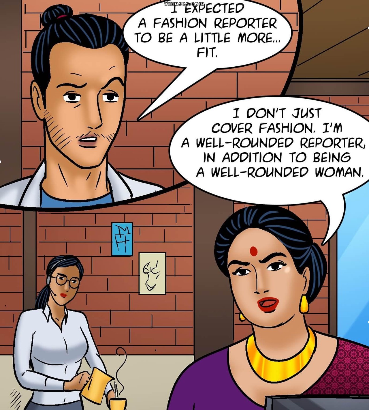Velamma - Issue 105 - Velamma Stuns as a Lingerie Model - Page 50