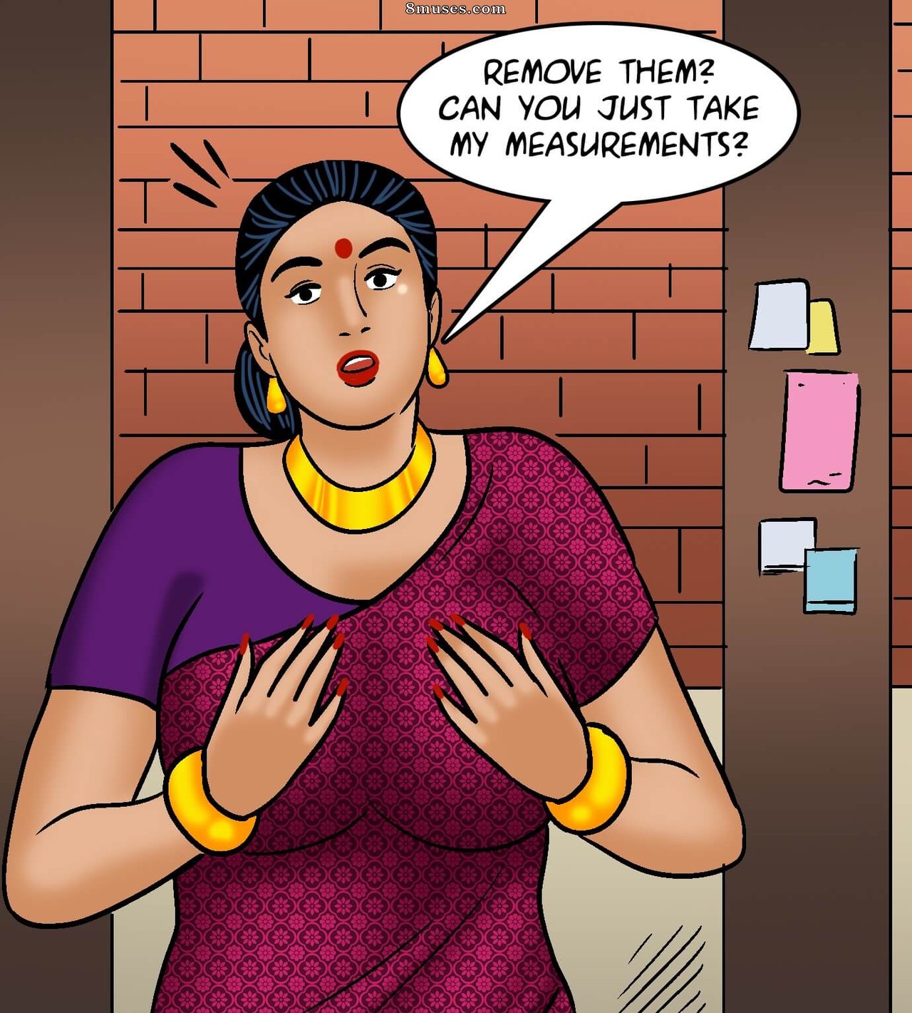 Page 67 | Velamma-Comics/Velamma/Issue-105-Velamma-Stuns-as-a-Lingerie-Model  | 8muses - Sex Comics