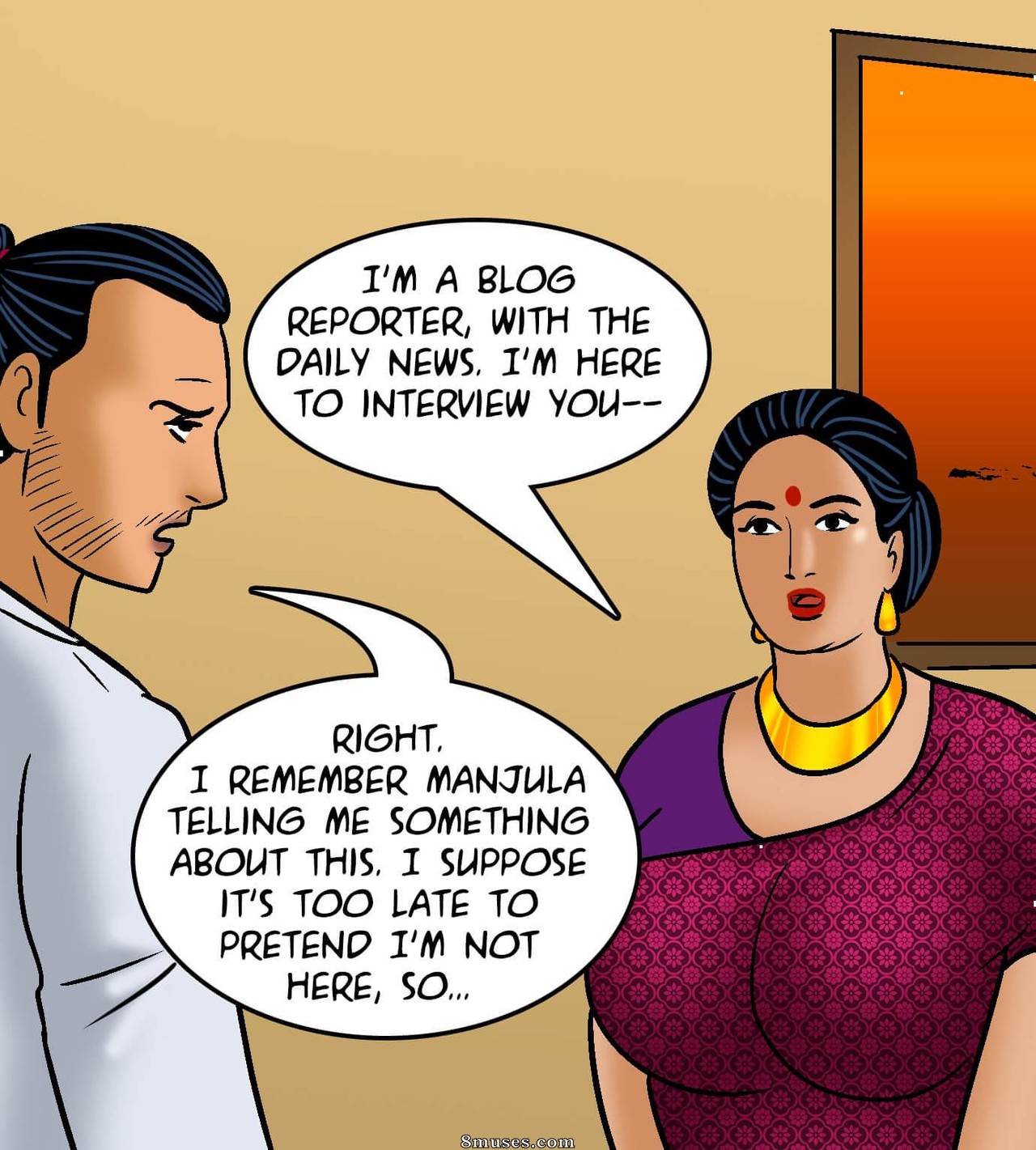 Velamma - Issue 105 - Velamma Stuns as a Lingerie Model - Page 46
