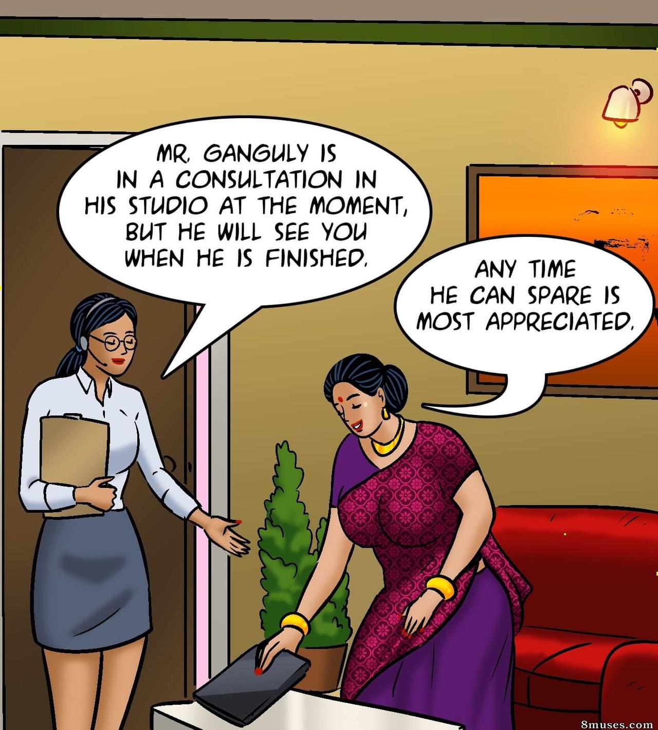 Velamma - Issue 105 - Velamma Stuns as a Lingerie Model - Page 24