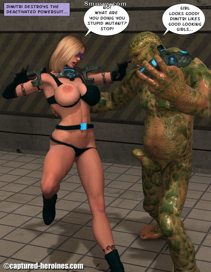 Captured-Heroines Comics - Birth of Iron Woman - Page 39