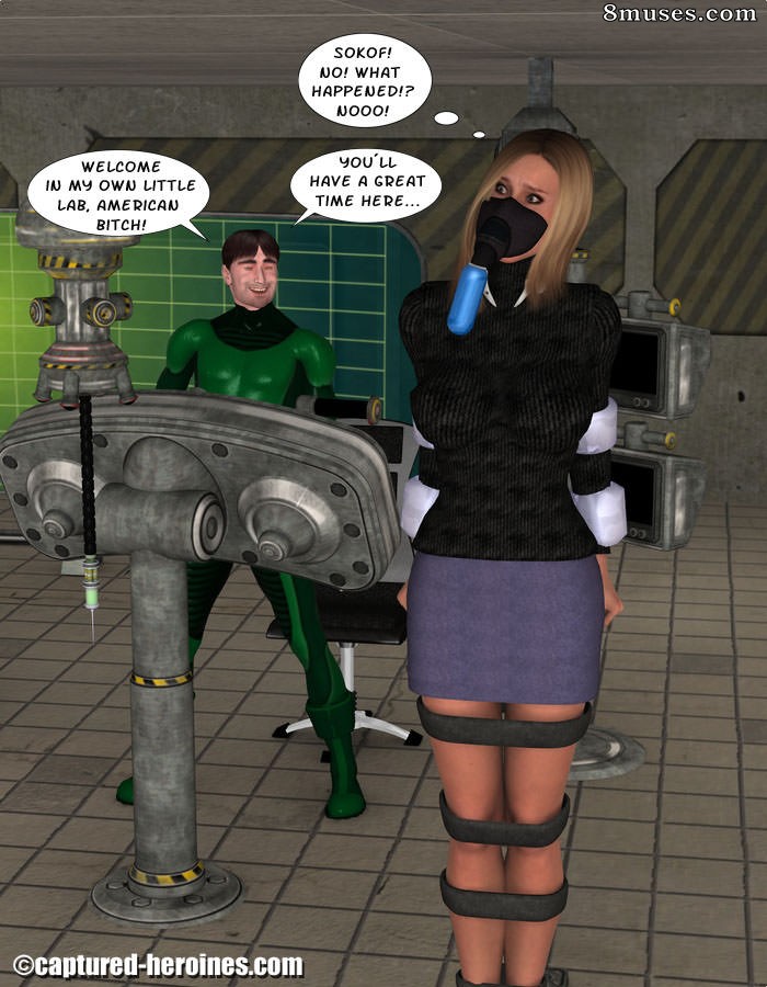 Captured-Heroines Comics - Birth of Iron Woman - Page 4