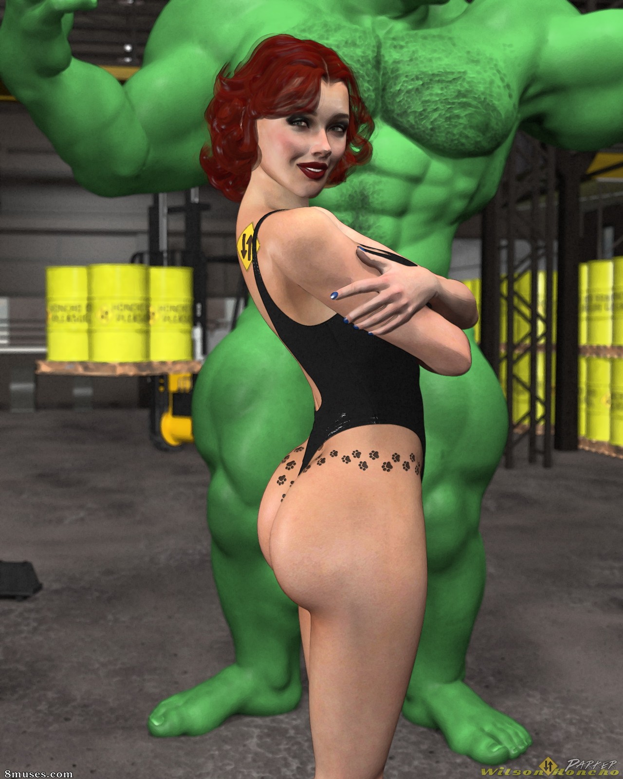 WilsonHoncho - Hooking up with Hulk - Page 1