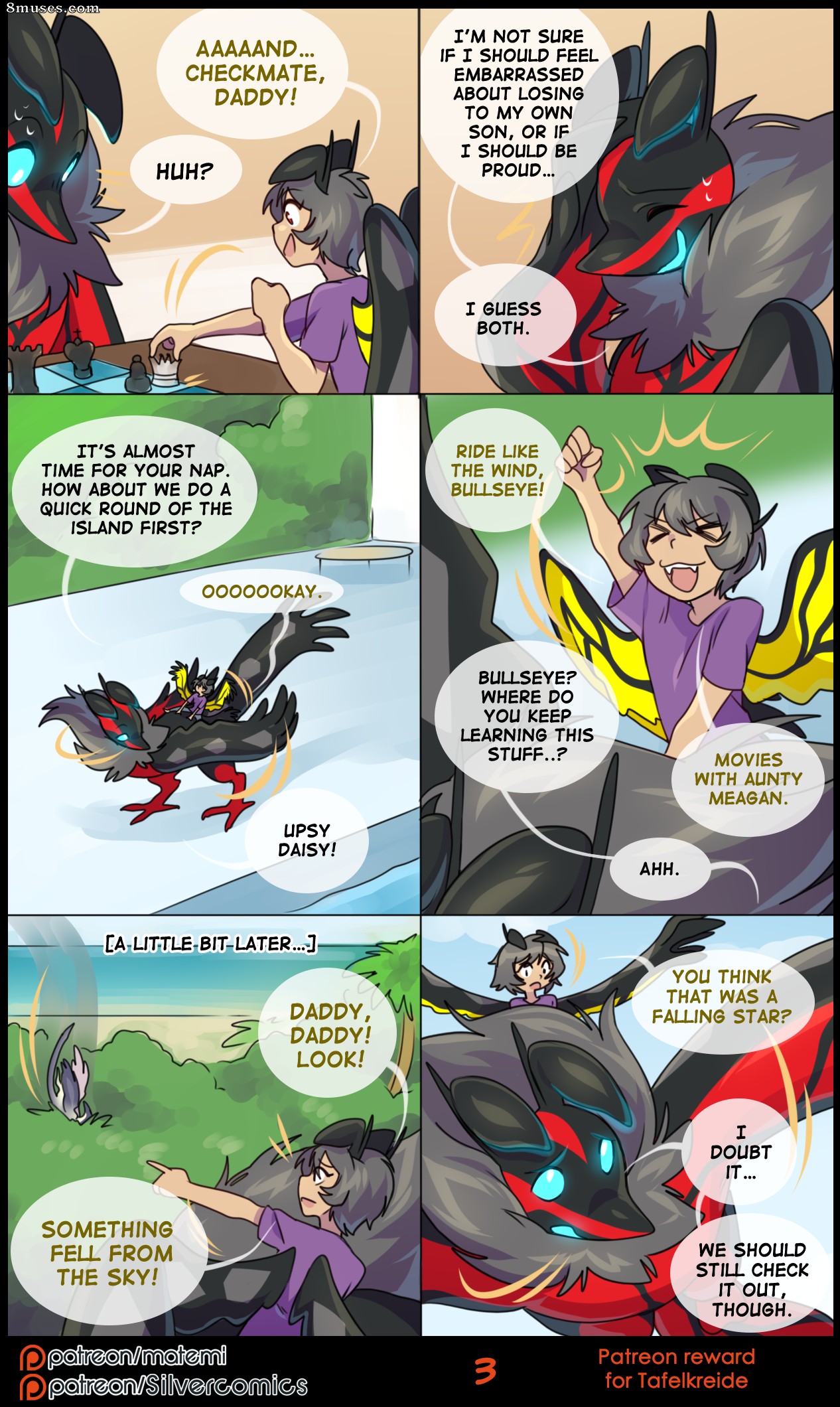 Matemi Comics - La nuit d'amour de Lena et Shamrock - Page 3
