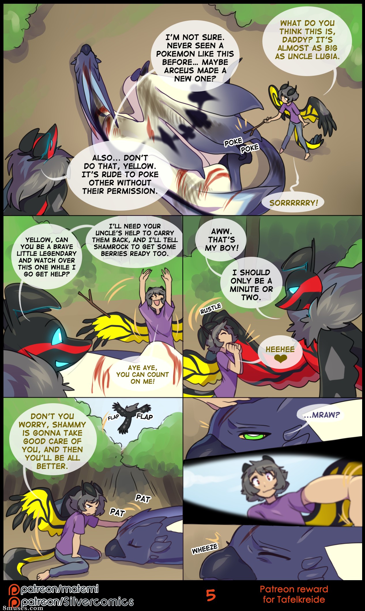 Matemi Comics - Noite de amor de Lena e Shamrock - Página 5