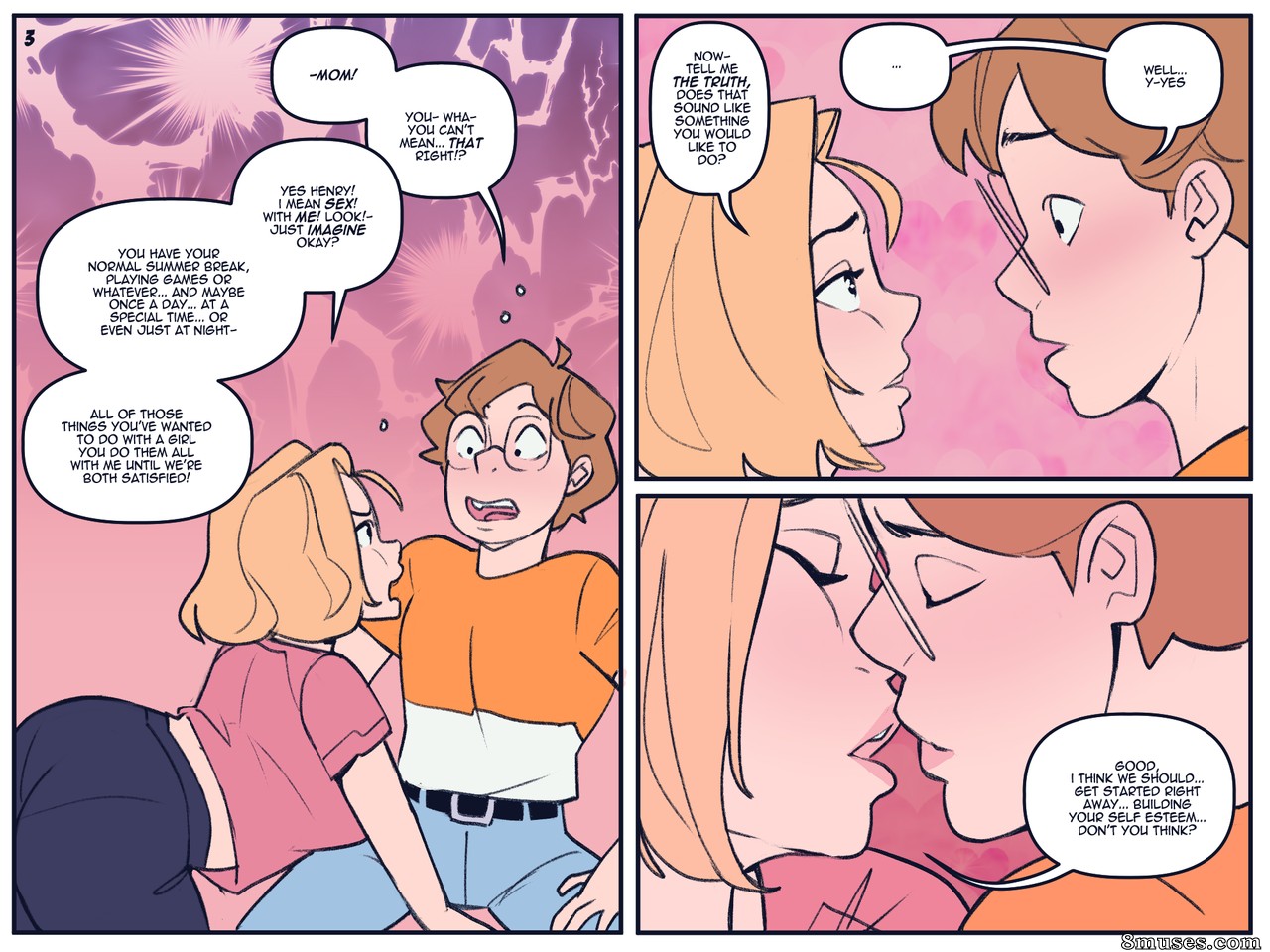 NotEnoughMilk Comics - Dolor de verano - Página 3