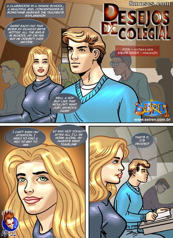 Seiren.com.br Comics - Deseos en la escuela secundaria - Página 2