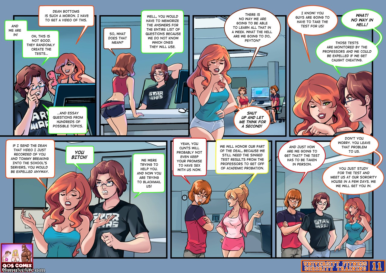 Devin Dickie Comics - Entraînement de sororité de fitness universitaire - Page 11