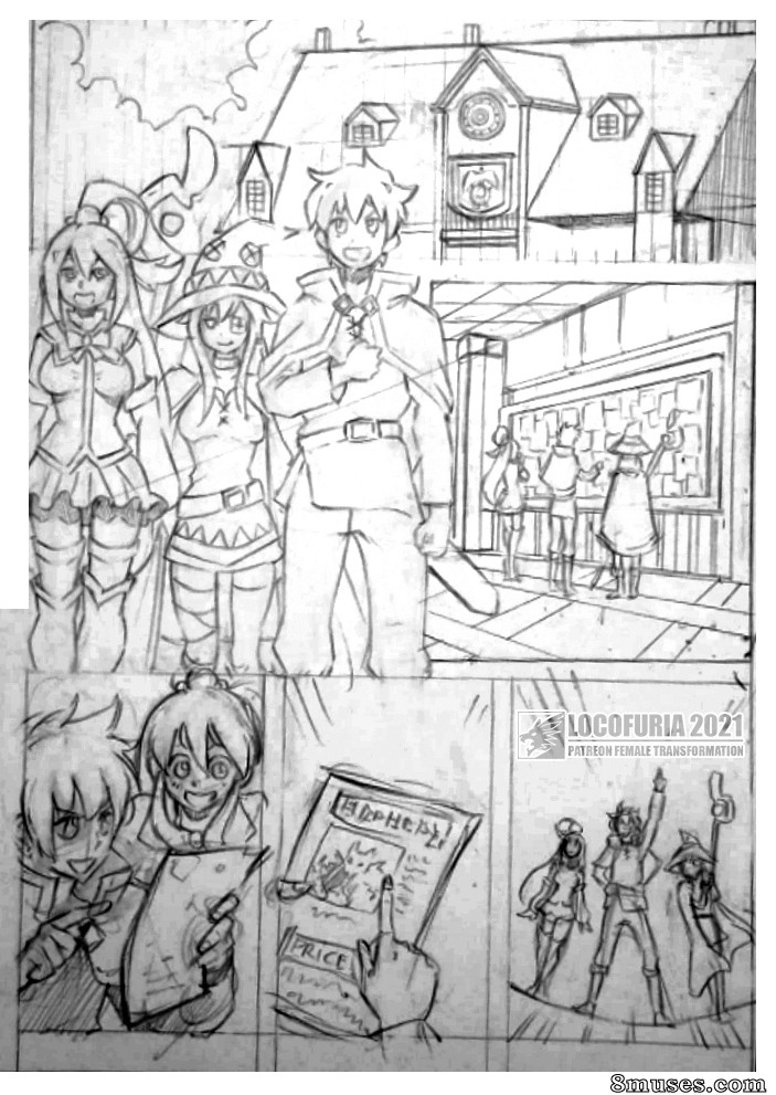 Locofuria Comics - Konosuba - Página 1