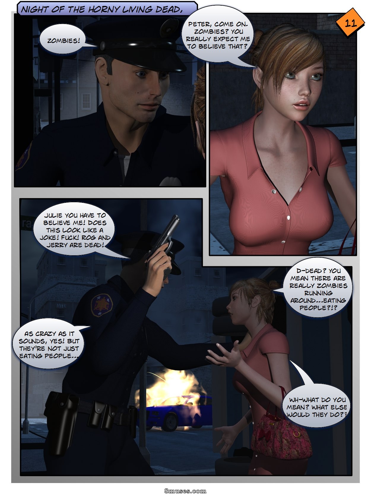 Xtreme3D Comics - Night of the Horny Living Dead - Page 11