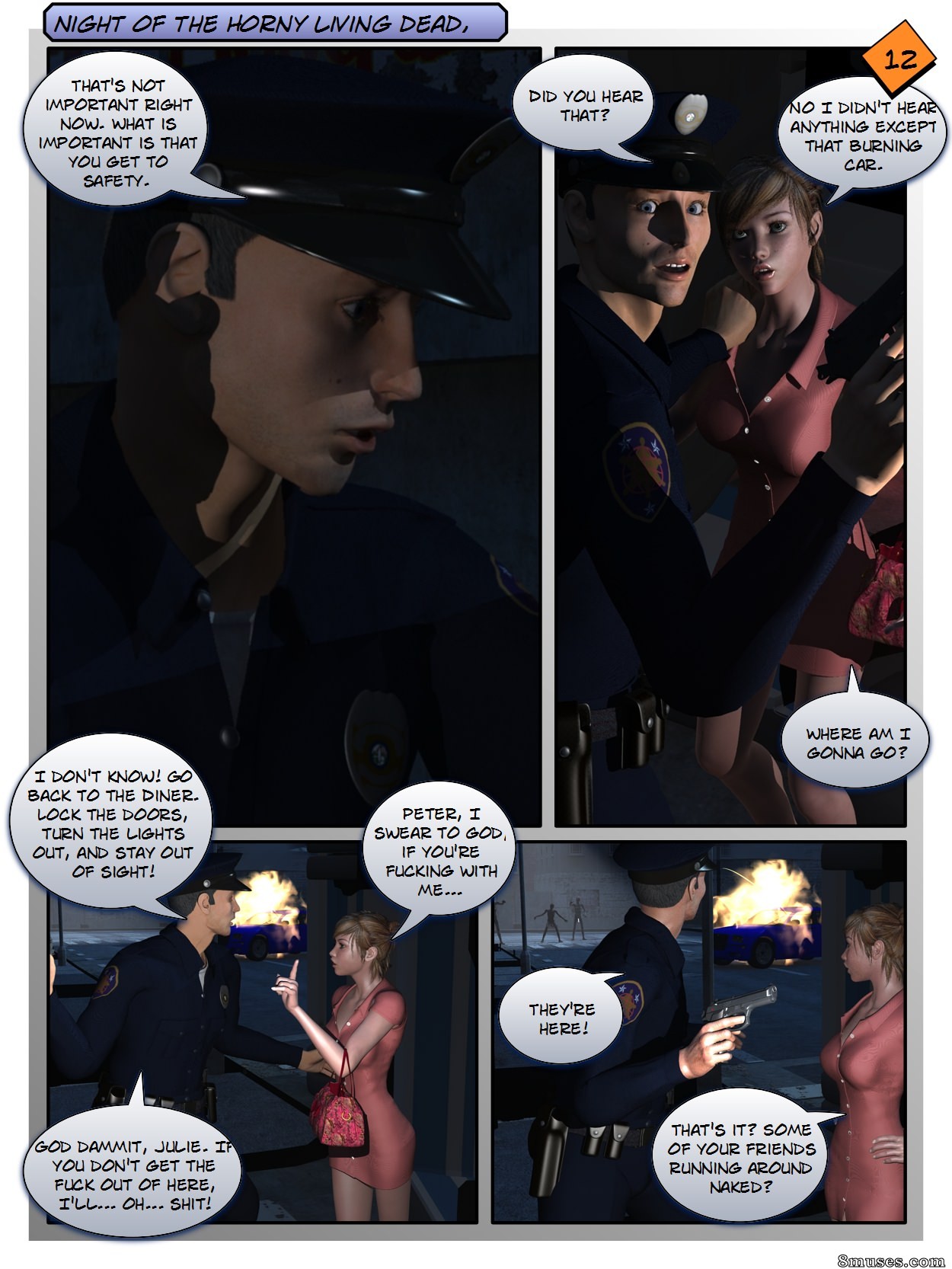 Xtreme3D Comics - Night of the Horny Living Dead - Page 12